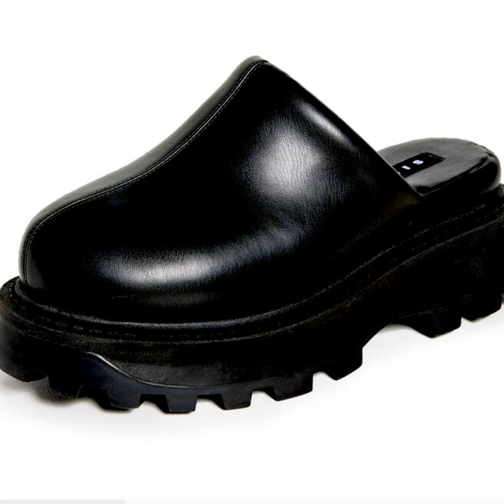 Simon Miller Black Bubble Grip Mules